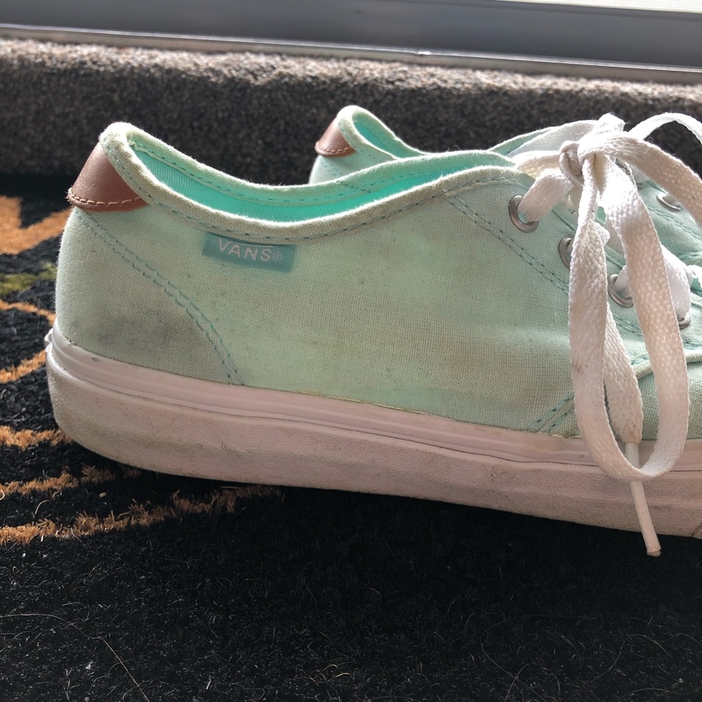 Mint Colored Vans - image 3
